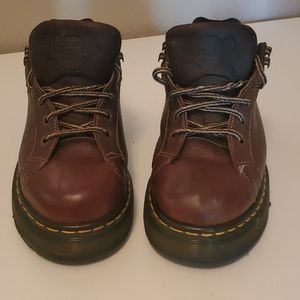 Dr.Martens 9861 brown heeled lace up shoes